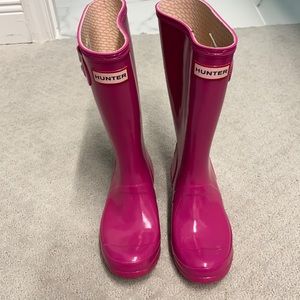 Hunter boots girls size 3